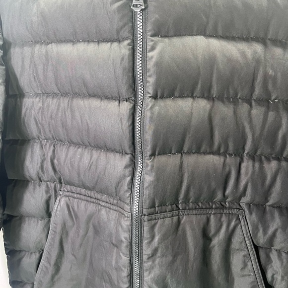 Cole Haan Down Feather Packable Coat Mens M Black Puffer Stylish Preppy Casual - Picture 2 of 9